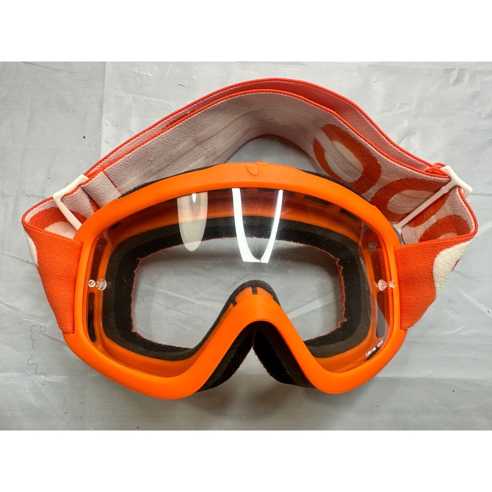 POC Iris DH Goggles Unisex OS Orange Good Clear Lens MTB Ski Snowboard